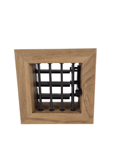 MSI Teak 2 way supply grille W Damper 4x4