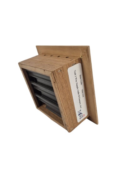 MSI Teak 2 way supply grille W Damper 4x4 - Afbeelding 2